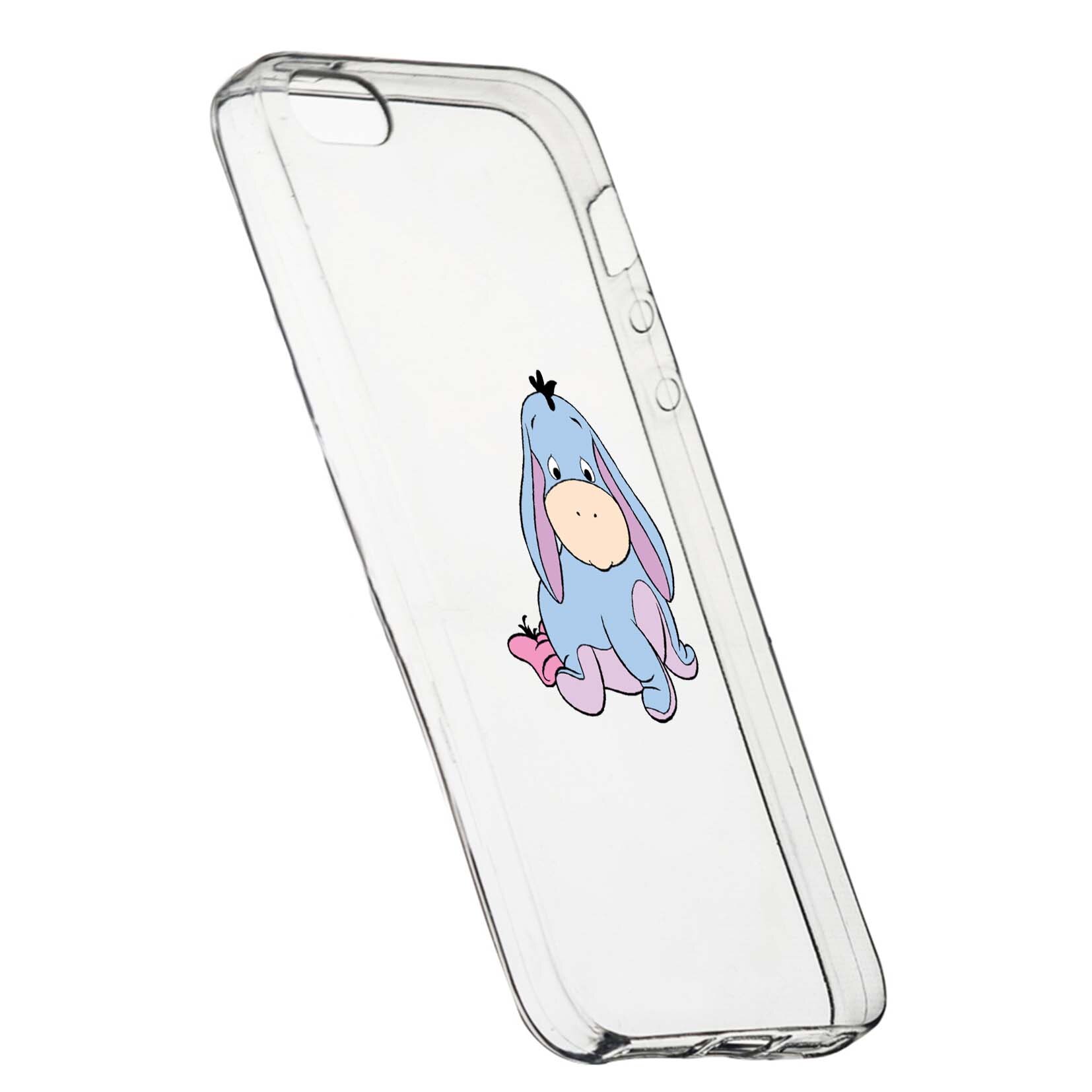 Husa de protectie Winnie the Pooh - Magarusul, pentru Apple iPhone 5 / 5S / SE, rezistenta la uzura, anti-alunecare, din silicon Premium, 594