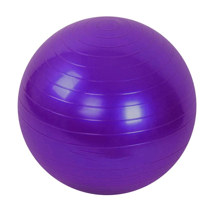 Гимнастическа топка MAXIMA, 80 см, Лилав, Гладка, 31066301