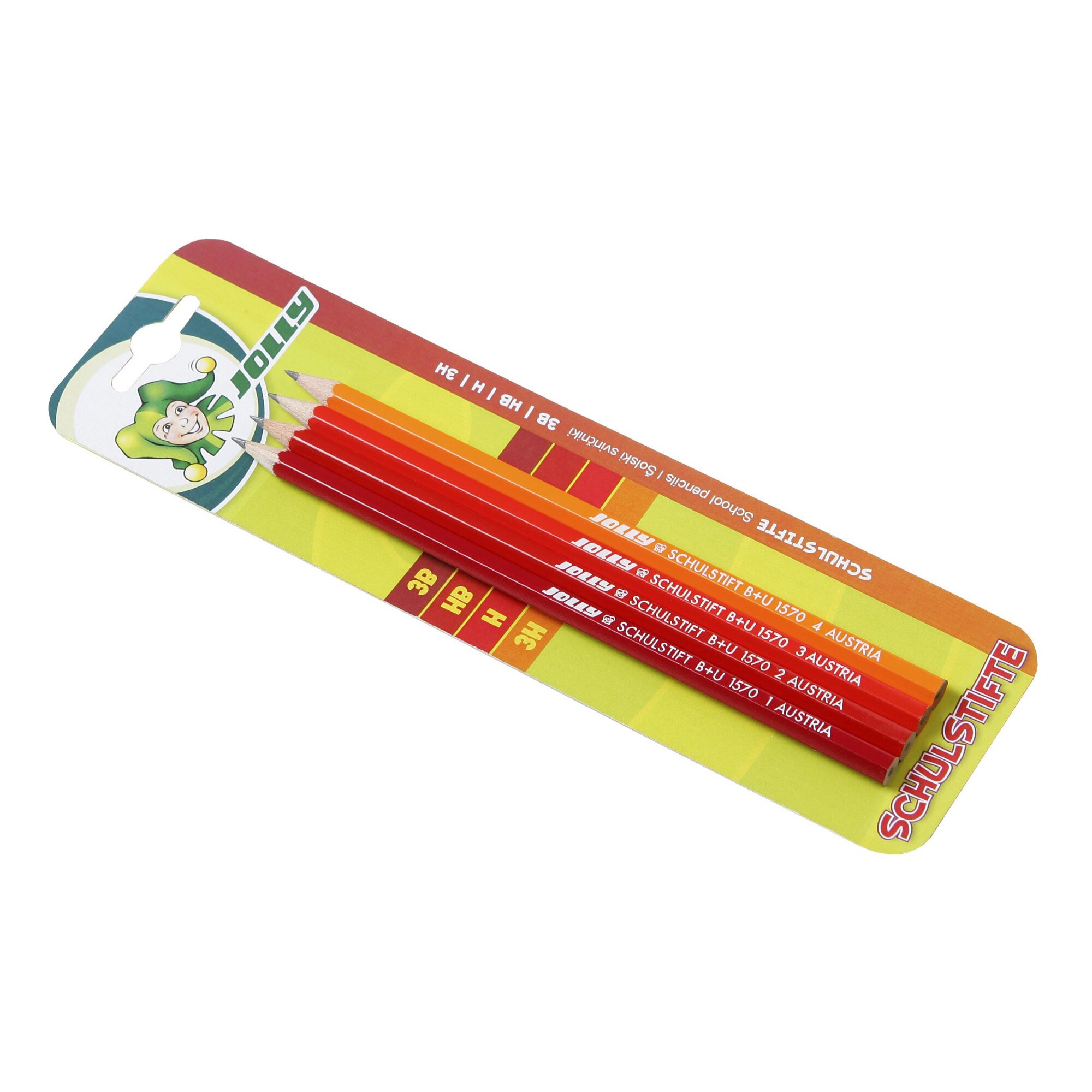 Set 4 creioane 3B-HB-H-4H Jolly
