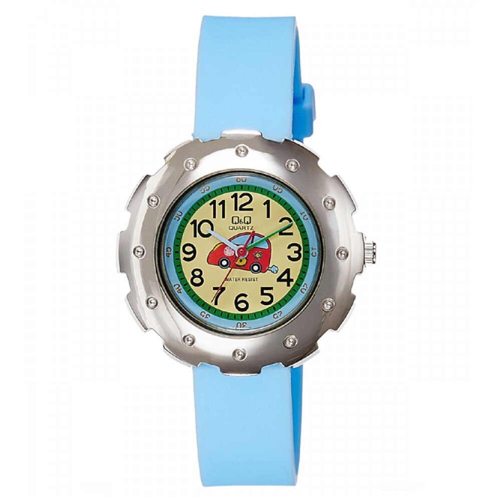 Ceas copii Q&Q Q765 Blue Red Car