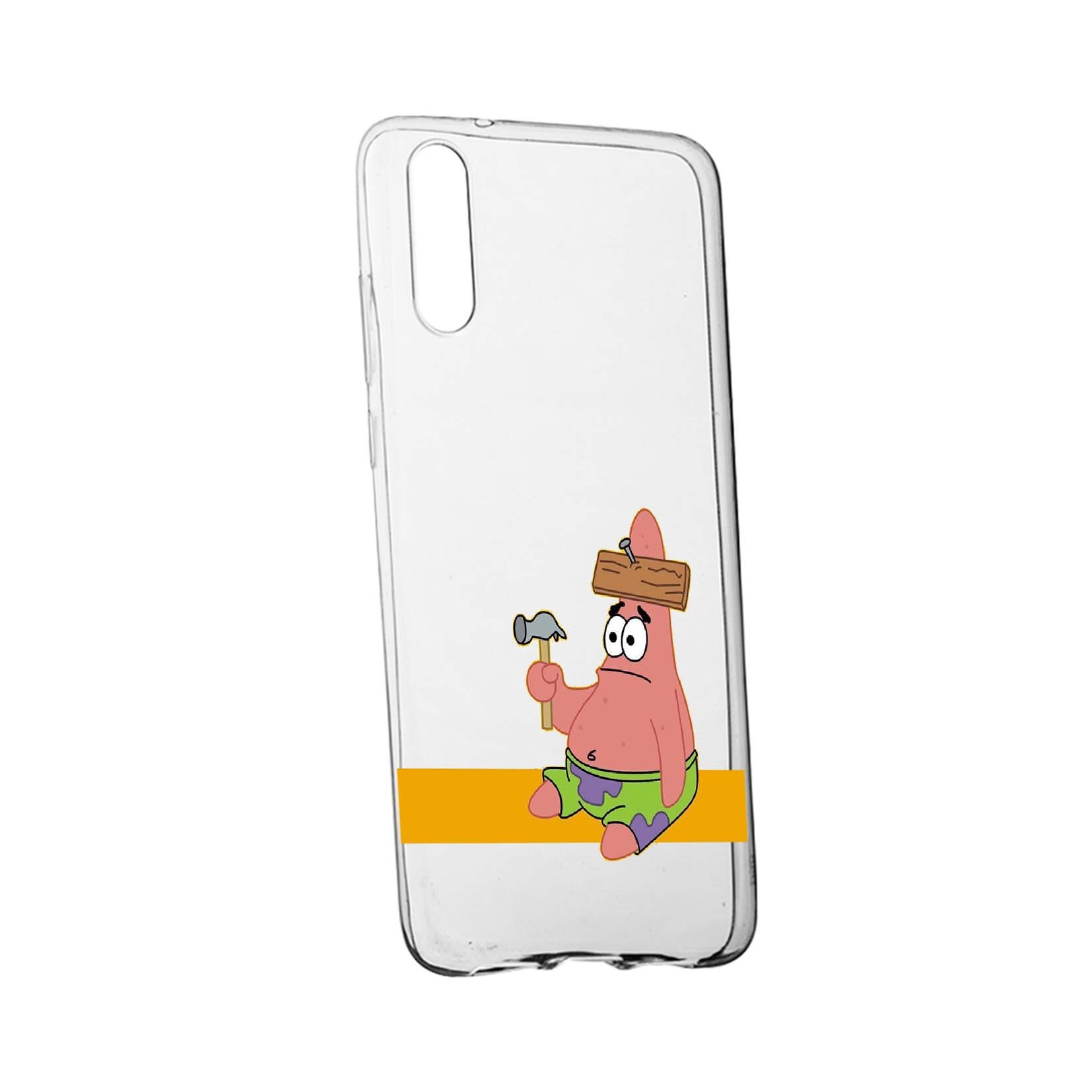 Husa de protectie SpongeBob - Patrick Star, pentru Samsung Galaxy A70 / Galaxy A70S, rezistenta la uzura, anti-alunecare, din silicon Premium, 595