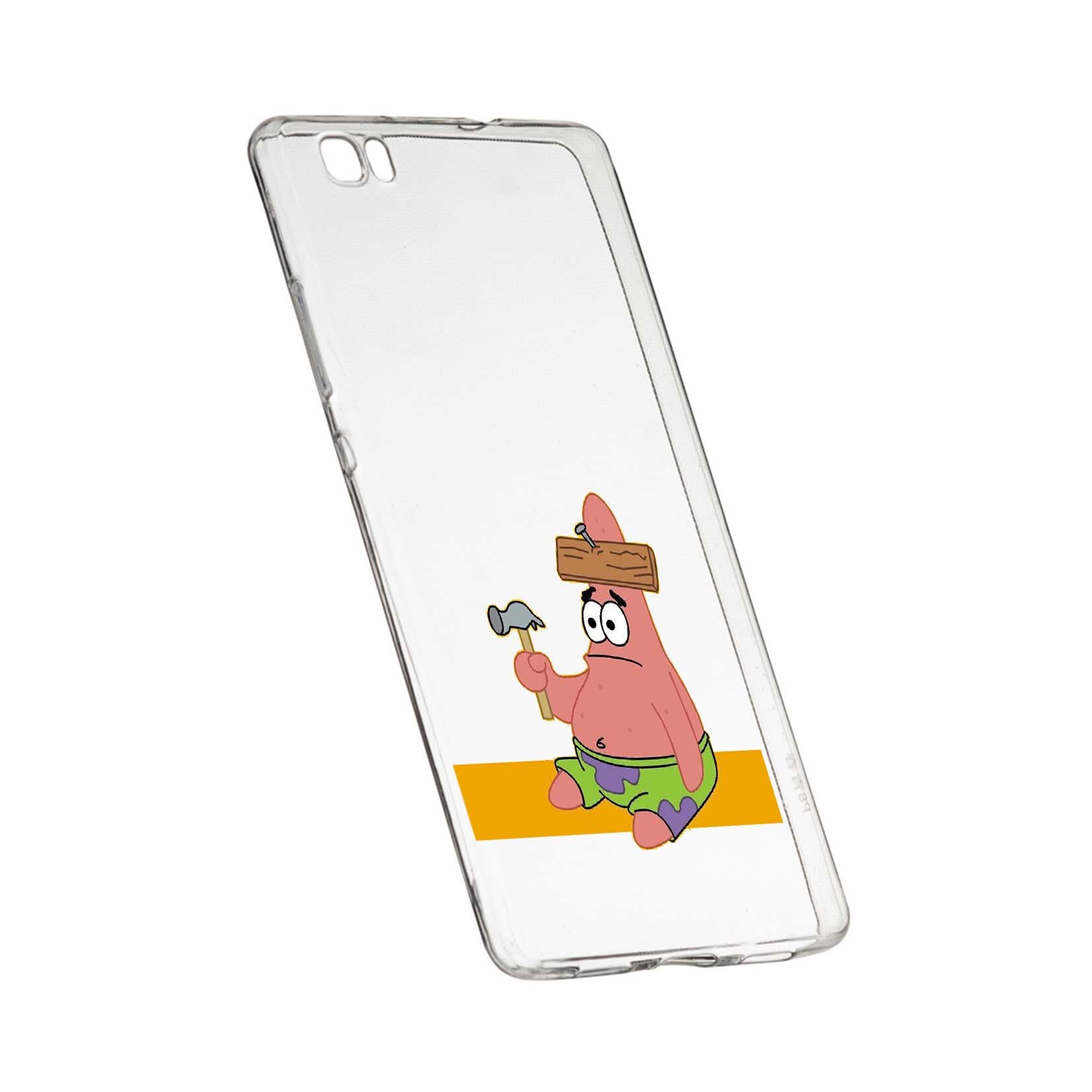 Husa de protectie SpongeBob - Patrick Star, pentru Sony XZ1, rezistenta la uzura, anti-alunecare, din silicon Premium, 595