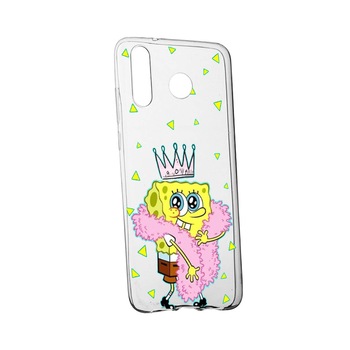 Husa de protectie SpondeBob, pentru Samsung Galaxy A20, rezistenta la uzura, anti-alunecare, din silicon Premium, 597 Husa de protectie SpondeBob, pentru Samsung Galaxy A20, rezistenta la uzura, anti-alunecare, din silicon Premium, 597