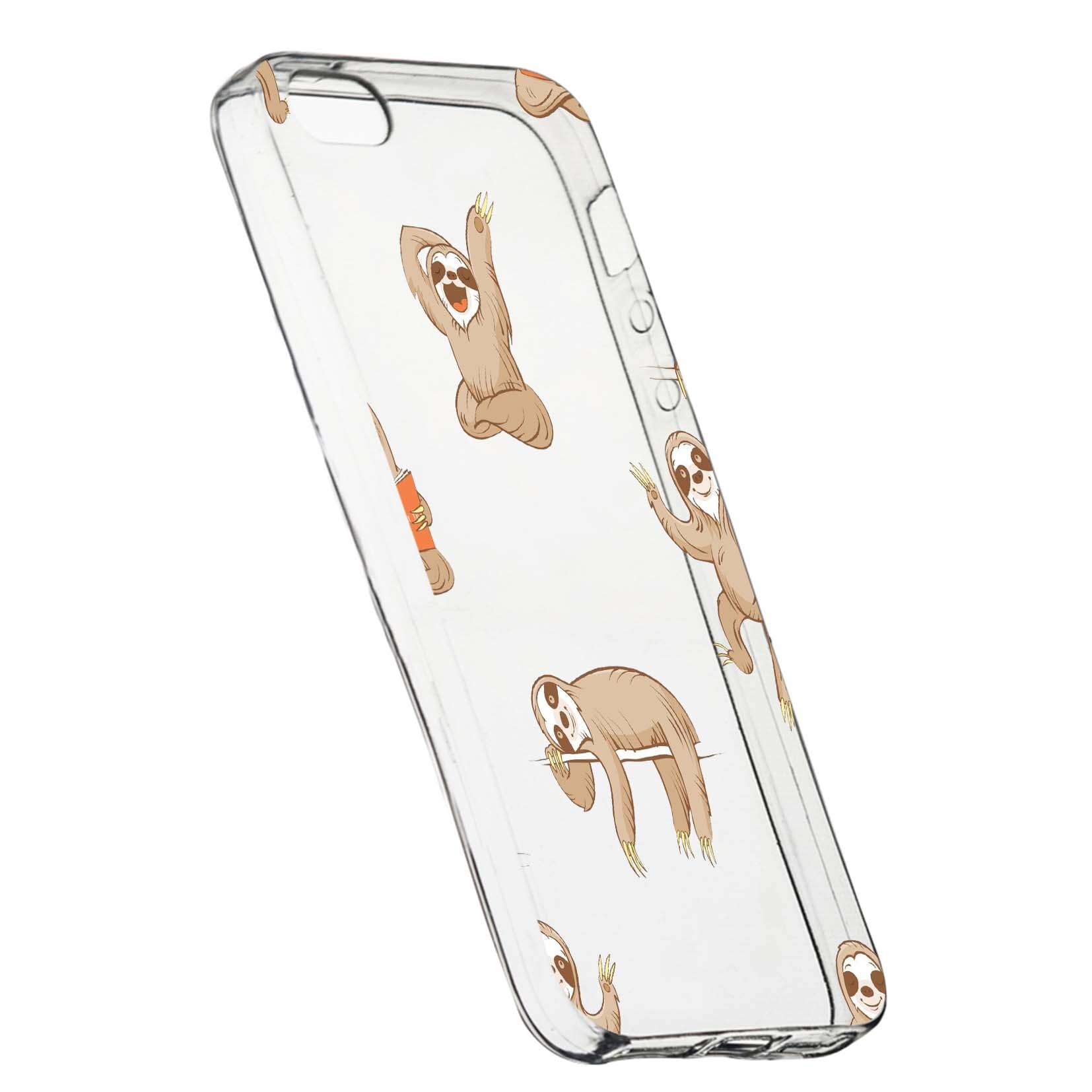 Husa de protectie Keep Calm - Be Lazy, pentru Apple iPhone 5 / 5S / SE, rezistenta la uzura, anti-alunecare, din silicon Premium, 598