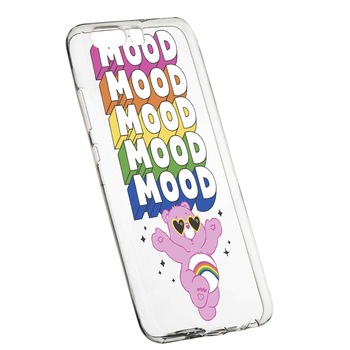 Husa de protectie Mood - Pink Bear, pentru Huawei Honor 9, rezistenta la uzura, anti-alunecare, din silicon Premium, 599 Husa de protectie Mood - Pink Bear, pentru Huawei Honor 9, rezistenta la uzura, anti-alunecare, din silicon Premium, 599