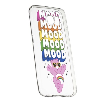 Husa de protectie Mood - Pink Bear, pentru Samsung Galaxy S7, rezistenta la uzura, anti-alunecare, din silicon Premium, 599 Husa de protectie Mood - Pink Bear, pentru Samsung Galaxy S7, rezistenta la uzura, anti-alunecare, din silicon Premium, 599