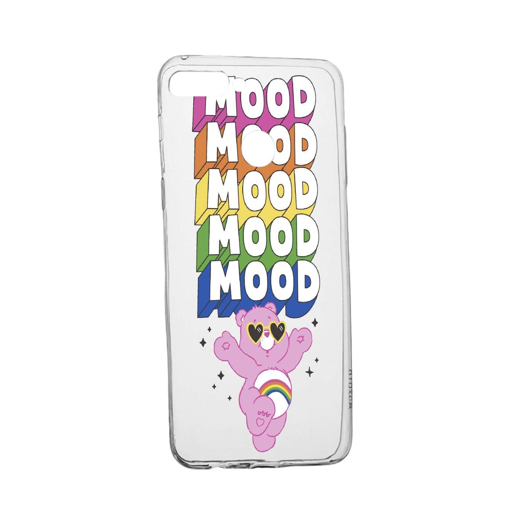 Husa de protectie Mood - Pink Bear, pentru Xiaomi Mi8 Lite, rezistenta la uzura, anti-alunecare, din silicon Premium, 599