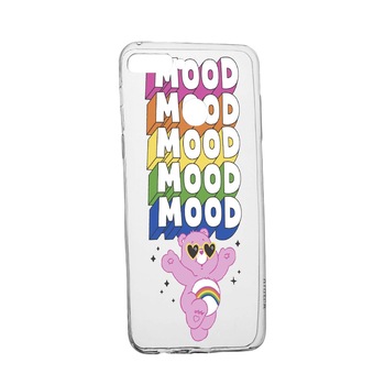 Husa de protectie Mood - Pink Bear, pentru Huawei Y7 Prime 2018 / Y7 2018, rezistenta la uzura, anti-alunecare, din silicon Premium, 599 Husa de protectie Mood - Pink Bear, pentru Huawei Y7 Prime 2018 / Y7 2018, rezistenta la uzura, anti-alunecare, din silicon Premium, 599