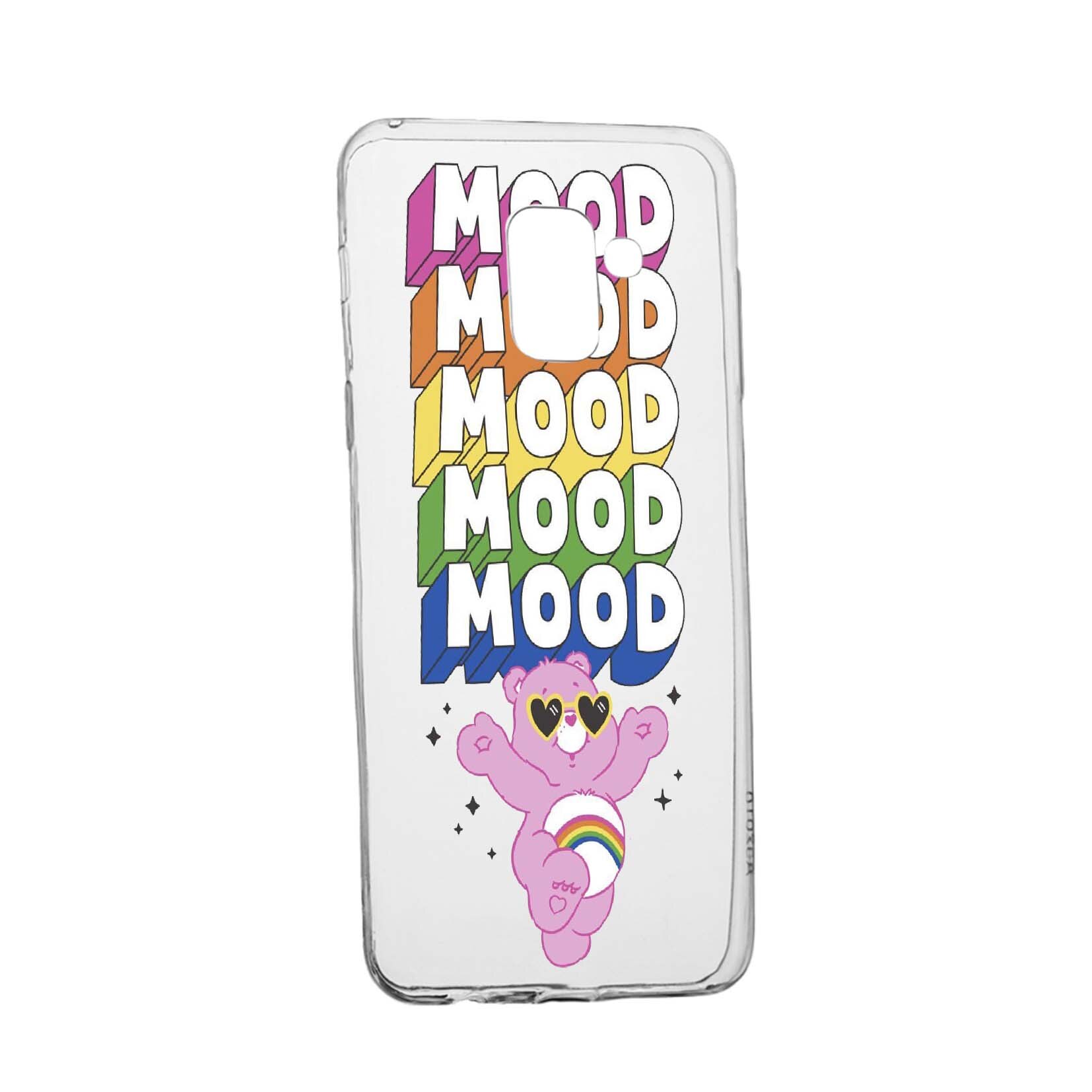 Husa de protectie Mood - Pink Bear, pentru Samsung Galaxy A8 2018 / A5 2018, rezistenta la uzura, anti-alunecare, din silicon Premium, 599