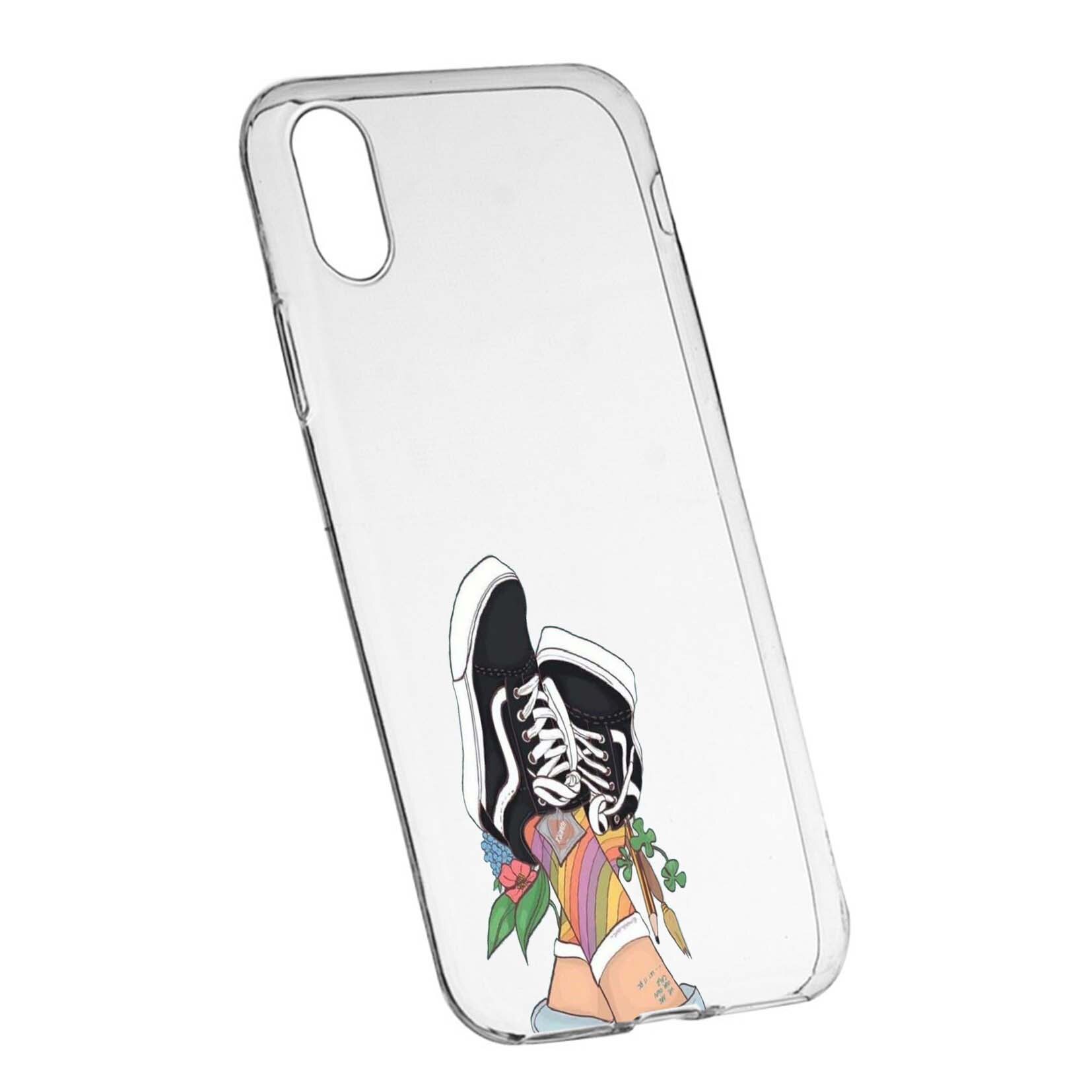 Husa de protectie Vans - Gym Shoes, pentru Apple iPhone XS Max, rezistenta la uzura, anti-alunecare, din silicon Premium, 600