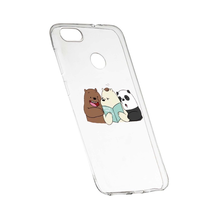 Зимни спортове - защитен калъф Bears за HTC Desire 12 Plus, устойчив на износване, противоплъзгащ се, първокласен силикон, 601