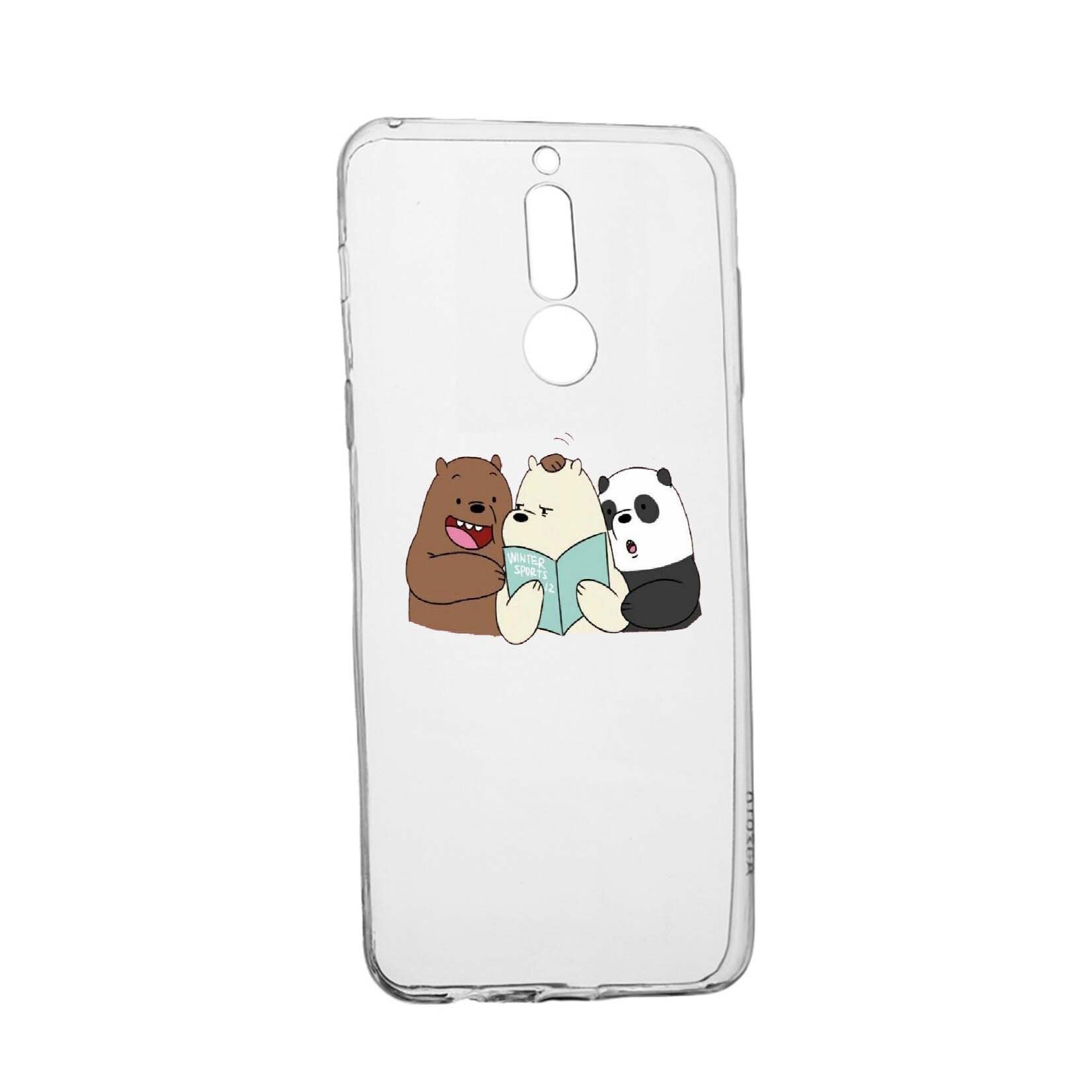 Husa de protectie Winter Sports - Bears, pentru LG K40 / K12 Plus, rezistenta la uzura, anti-alunecare, din silicon Premium, 601