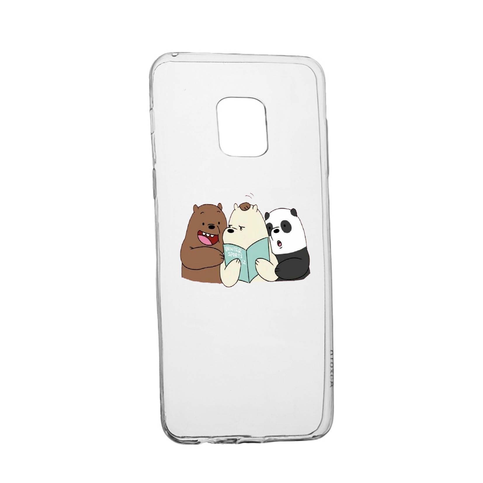Husa de protectie Winter Sports - Bears, pentru Huawei Mate 20 Pro, rezistenta la uzura, anti-alunecare, din silicon Premium, 601