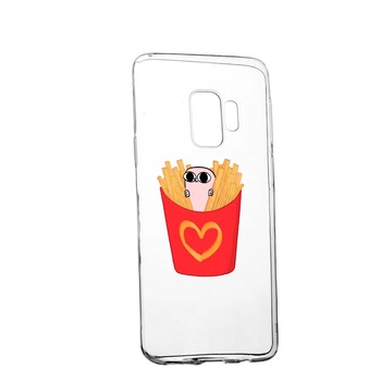 Husa de protectie I Love Chips, pentru Samsung Galaxy S9 Plus, rezistenta la uzura, anti-alunecare, din silicon Premium, 602 Husa de protectie I Love Chips, pentru Samsung Galaxy S9 Plus, rezistenta la uzura, anti-alunecare, din silicon Premium, 602