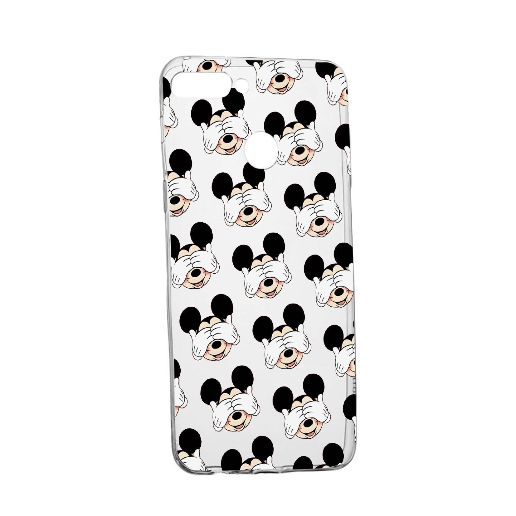 Husa de protectie Mini Mouse, pentru Oppo A7/ AX7, rezistenta la uzura, anti-alunecare, din silicon Premium, 603