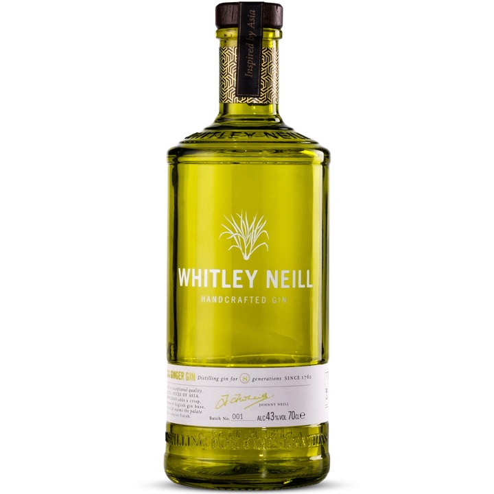 Gin Whitley Neill, Lemongrass & Ginger, 43%, 0.7l