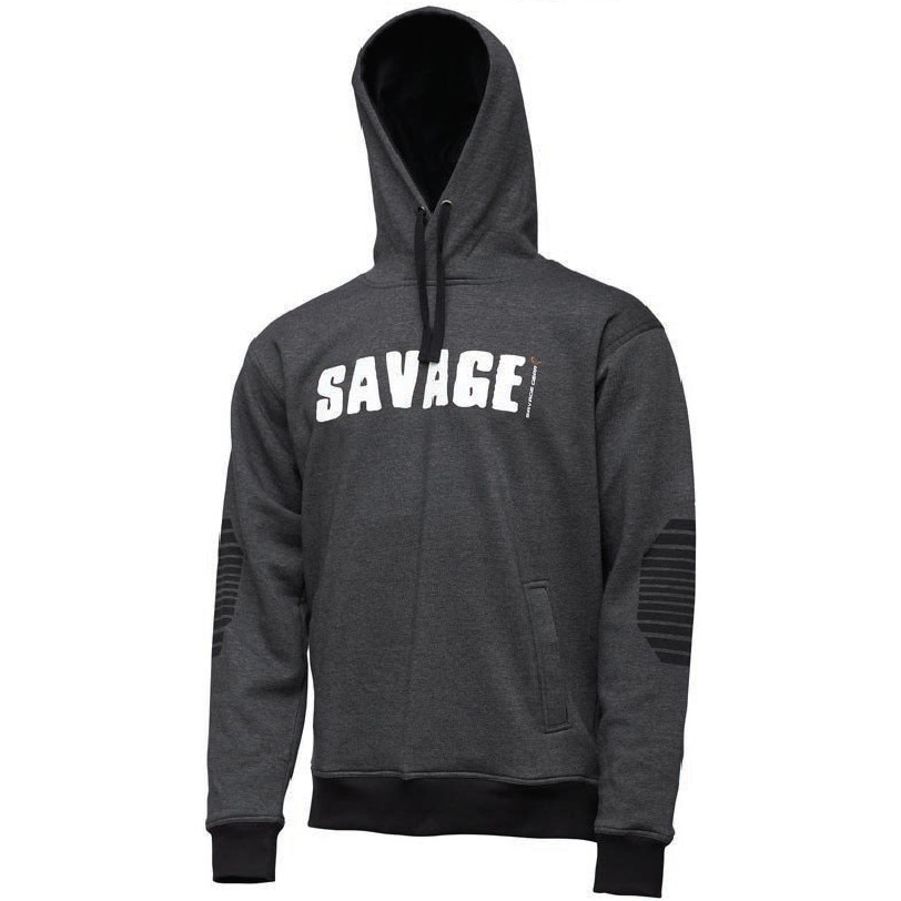 Hanorac Savage Gear Logo, Gri