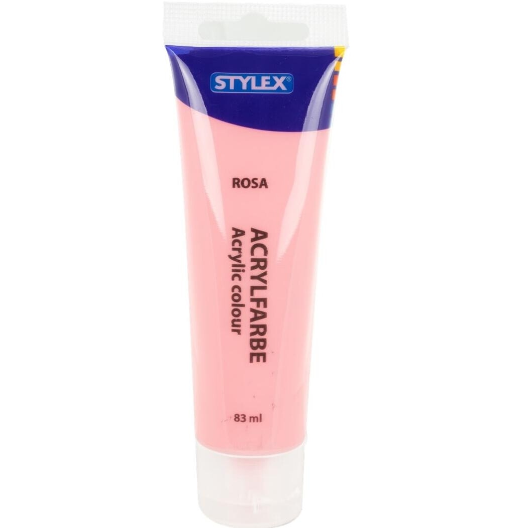 Culoare acrilica 83 ml Stylex roz deschis