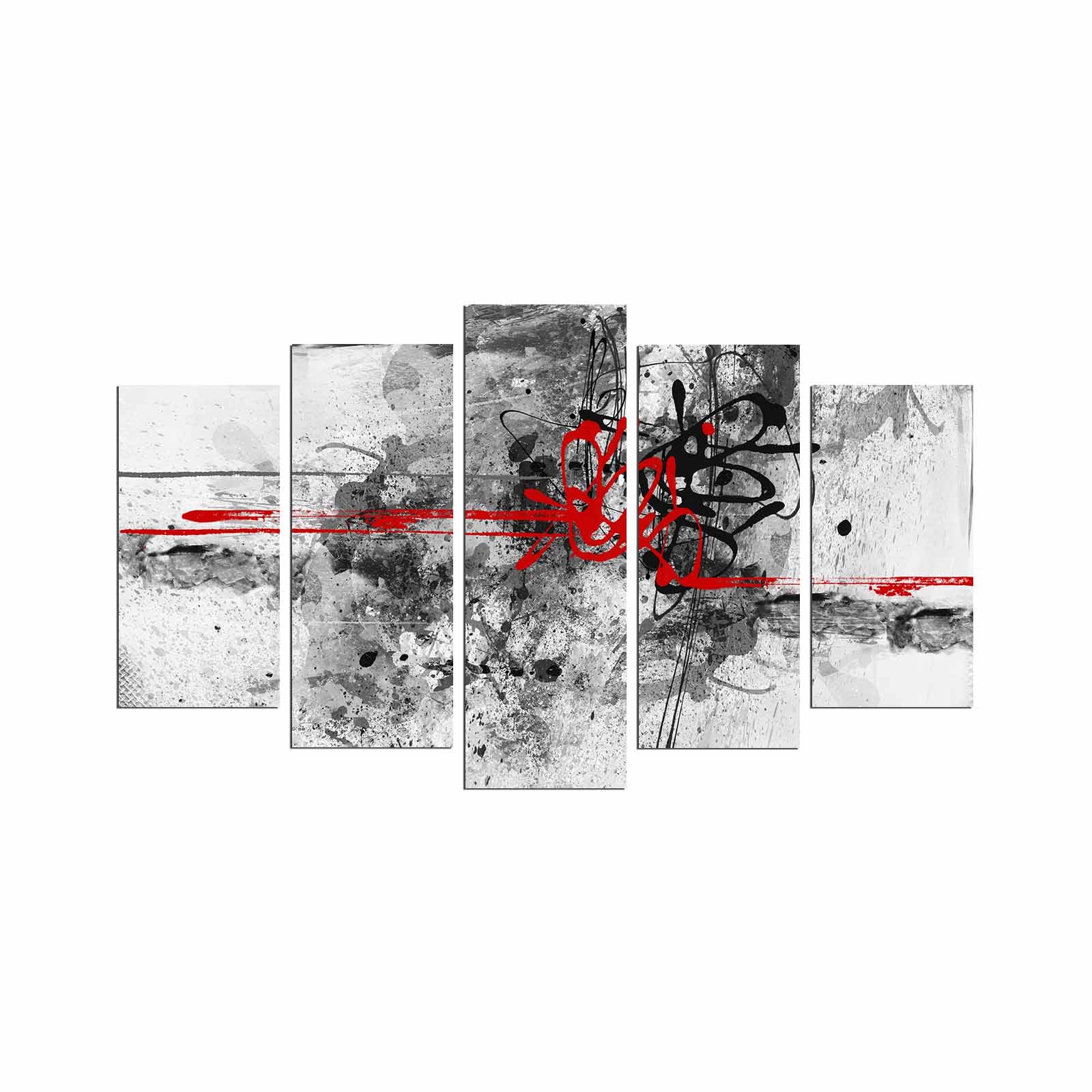 Set tablouri , Wallity , 110 x 60 , Abstract , multicolor