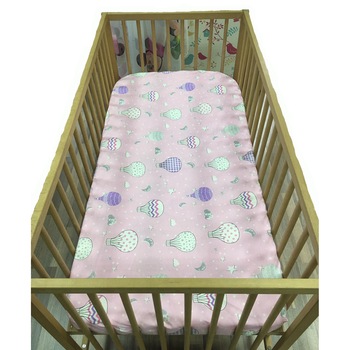 Lenjerie roz trei piese patut nou-nascuti, din ranforce, by Liz Line-Ranforce bebe4 Lenjerie roz trei piese patut nou-nascuti, din ranforce, by Liz Line-Ranforce bebe4