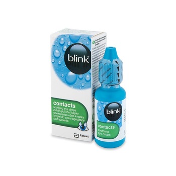 Picaturi de ochi Blink Contacts, 10 ml Picaturi de ochi Blink Contacts, 10 ml