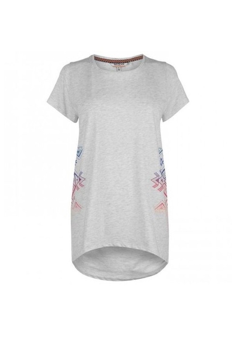 Дамска дълга памучна тениска Soul Cal Aztec, Сив, S EU