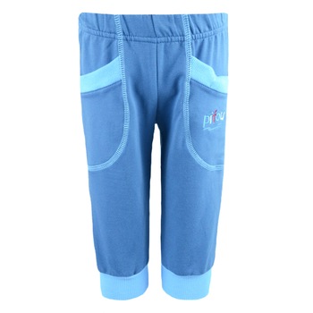 Pantaloni sport pentru baieti Pifou PPB-48, Albastru, 80 cm Pantaloni sport pentru baieti Pifou PPB-48, Albastru, 80 cm