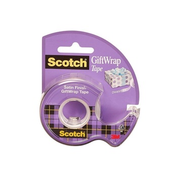 Banda adeziva Gift Wrap cu dispenser, 19 mm x 16.5 m, Scotch Banda adeziva Gift Wrap cu dispenser, 19 mm x 16.5 m, Scotch