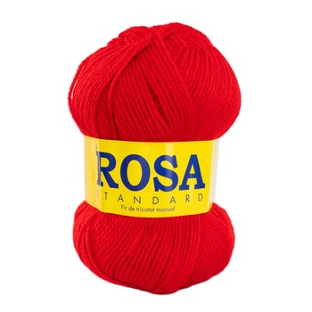 Pachet fir tricotat 5 bobine, Rosa Standard 41, acril 100%, 0.375 g/pachet, Rosu Pachet fir tricotat 5 bobine, Rosa Standard 41, acril 100%, 0.375 g/pachet, Rosu