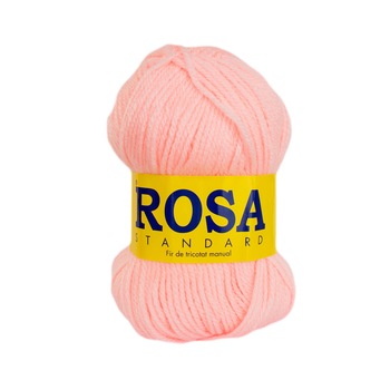 Pachet fir tricotat 5 bobine, Rosa Standard 201, acril 100%, 0.375 g/pachet, roz deschis Pachet fir tricotat 5 bobine, Rosa Standard 201, acril 100%, 0.375 g/pachet, roz deschis