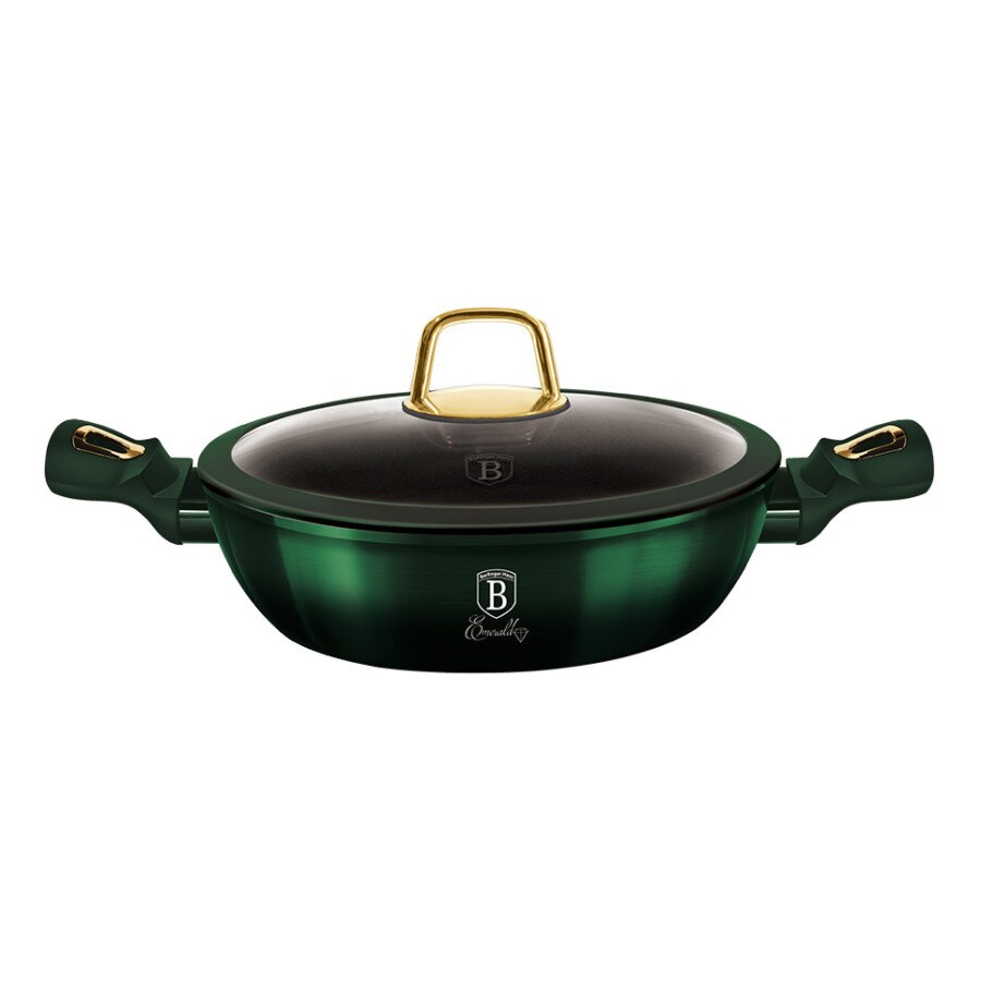 Cratita cu capac 28 cm , 3.8 litri, invelis titan, Berlinger Haus, BH6060