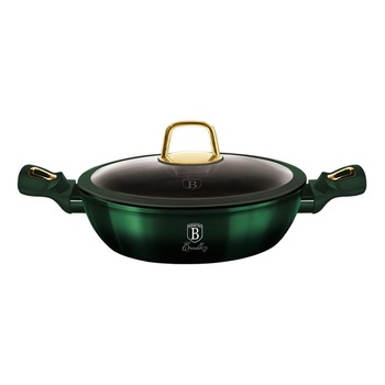 Cratita cu capac 28 cm , 3.8 litri, invelis titan, Berlinger Haus, BH6060 Cratita cu capac 28 cm , 3.8 litri, invelis titan, Berlinger Haus, BH6060