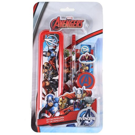 Set rechizite Avengers, 5 piese Multicolor