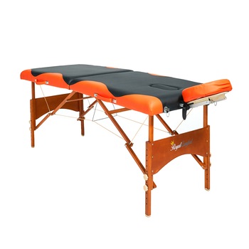 Masa masaj pliabila Royal Comfort negru/portocaliu Masa masaj pliabila Royal Comfort negru/portocaliu
