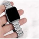 Curea metalica luxury ZAFIT™, bratara pentru Apple Watch 7/6/5/4/3/2/1, Display 38/40/41 mm, Argintiu CM02