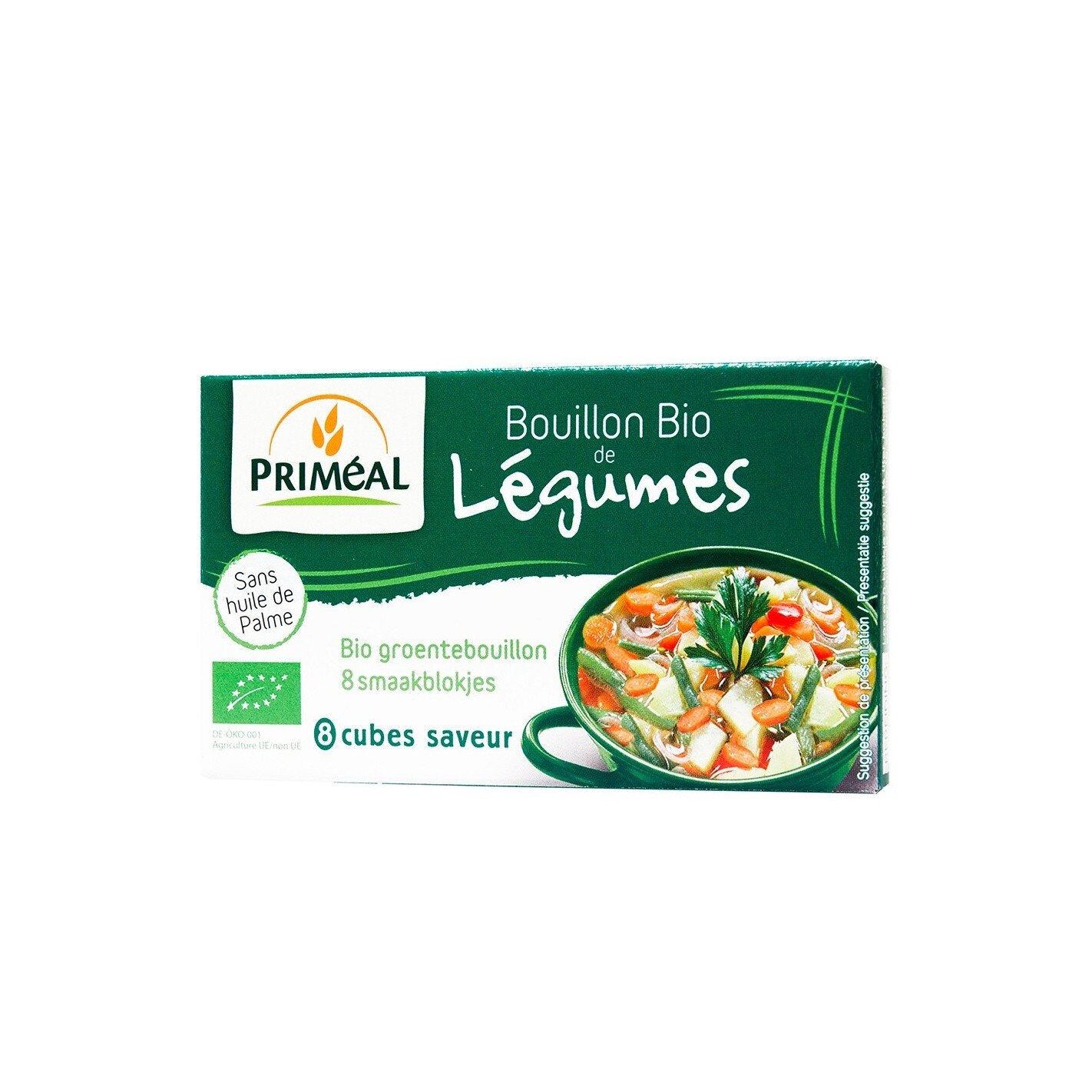 Concentrat supa de legume bio, Primeal, 72g
