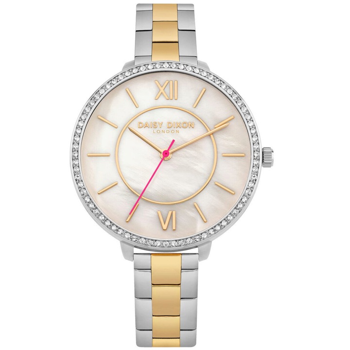 Daisy Dixon DD088SGM Bella női karóra, 36mm, 3ATM, ezüst