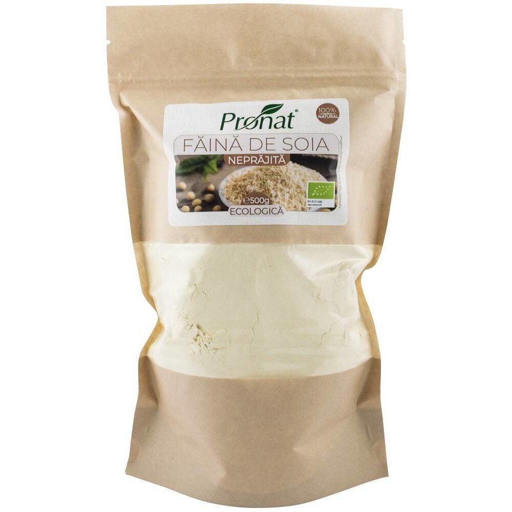 Faina bio de soia, neprajita, Pronat 500g