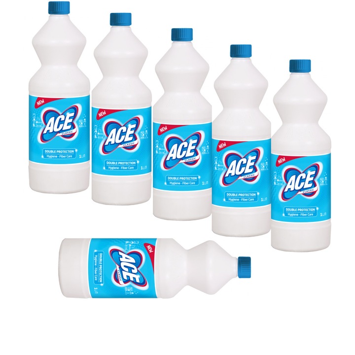 Pachet Ace Classic, Double Protection, Inalbitor, 6 x1L