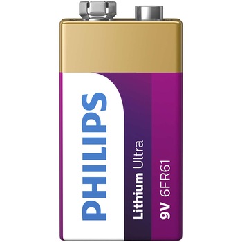Baterie Philips Lithium Ultra 9V, 1 buc Baterie Philips Lithium Ultra 9V, 1 buc