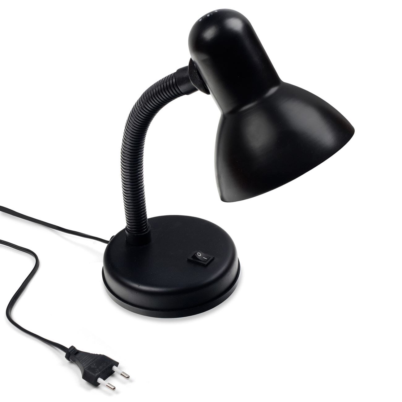 Lampa de birou, Zola, neagra, E27, 220-240 V, 40W, cu posobilitatea de a inclina bratu