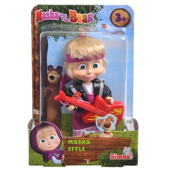 Papusa Masha and the Bear - Masha cu chitara rock Papusa Masha and the Bear - Masha cu chitara rock