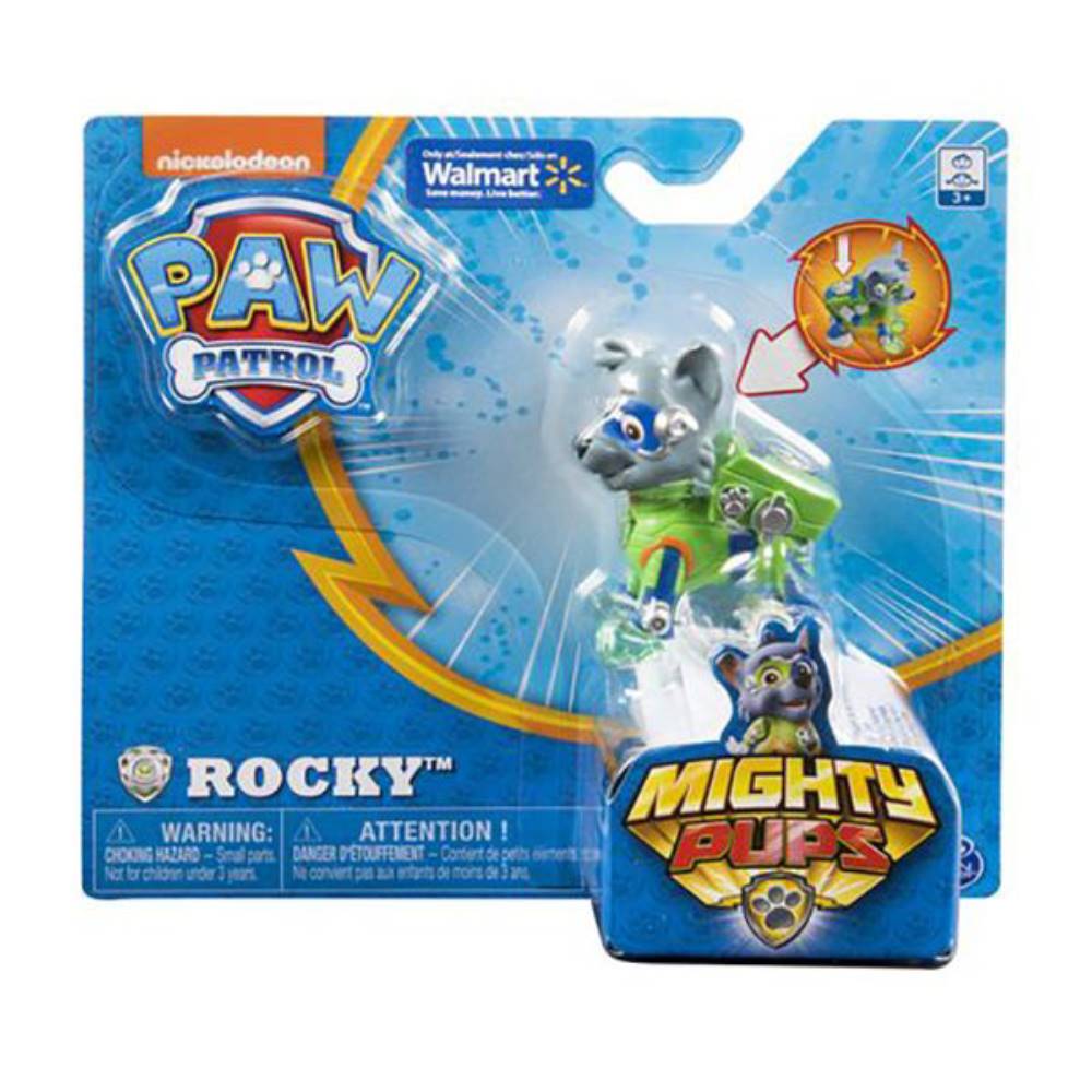 Figurina Paw Patrol Mighty Pups - Rocky