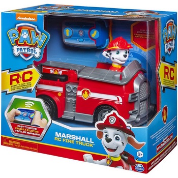 Set figurina cu vehicul RC Paw Patrol - Marshall, Fire Truck Set figurina cu vehicul RC Paw Patrol - Marshall, Fire Truck