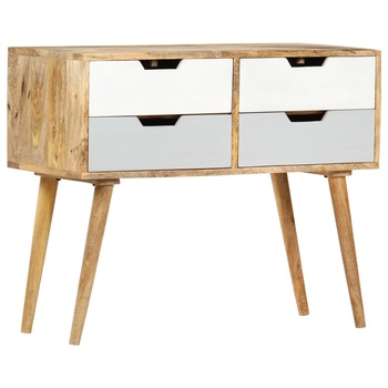 Comoda vidaXL, Lemn masiv de mango, 85 x 40 x 71 cm, Maro Comoda vidaXL, Lemn masiv de mango, 85 x 40 x 71 cm, Maro