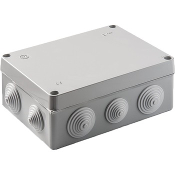 Doza aparenta 225X175X85mm Famatel IP55 cu presetupe Doza aparenta 225X175X85mm Famatel IP55 cu presetupe