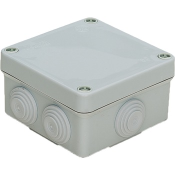 Doza aparenta 100X100X55mm Famatel IP55 cu presetupe Doza aparenta 100X100X55mm Famatel IP55 cu presetupe