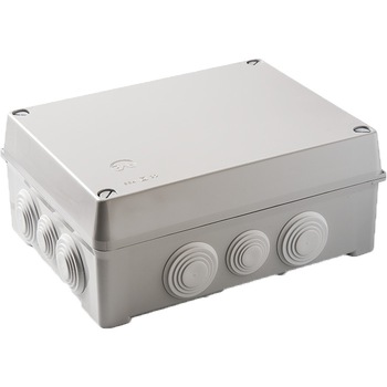 Doza aparenta 310X240X125mm Famatel IP55 cu presetupe Doza aparenta 310X240X125mm Famatel IP55 cu presetupe