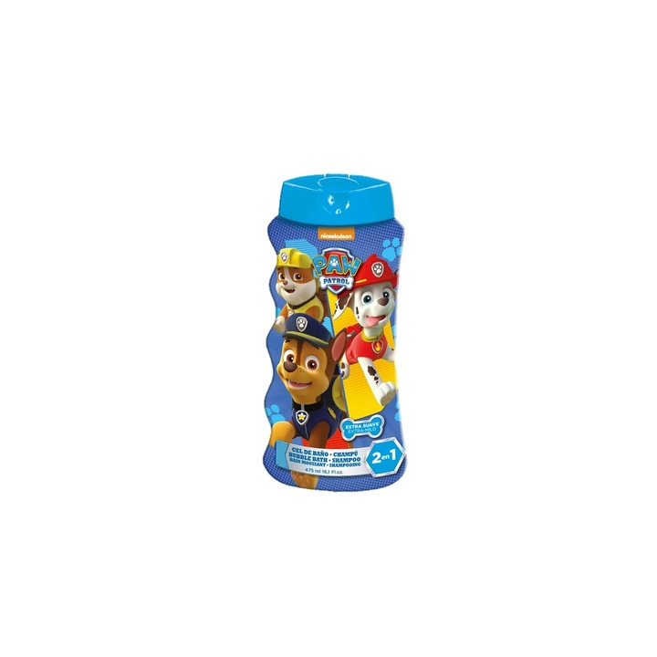Tusfürdő és sampon 2 az 1-ben, Paw Patrol, fiúk, 475 ml