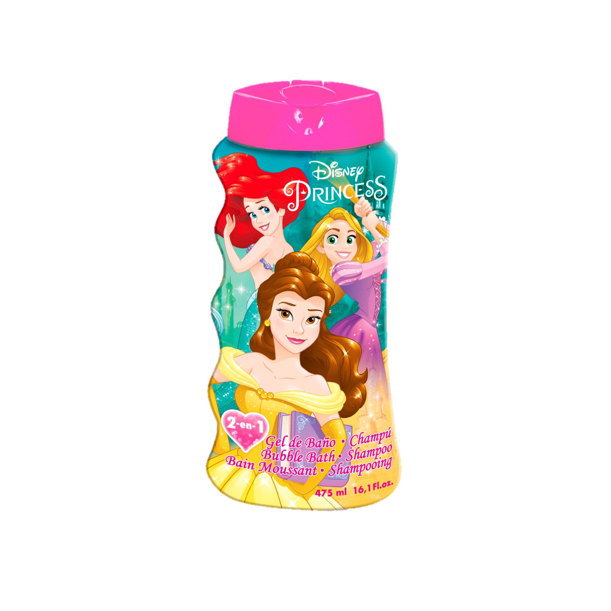 Gel de dus si sampon 2 in 1, Princess, Fetite, 475 ml